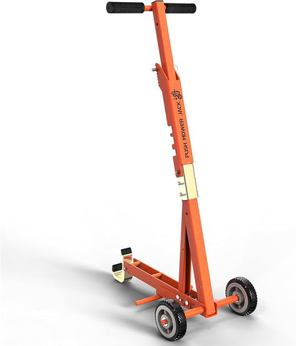 Lawn Mower Lift, 800 Lbs Weight Capacity, Stable Mower Lift Jack for Zero Turn Lawn Mower, Riding Lawn Mower and More, Orange